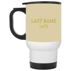 z(jj) CLOSEOUT - XP8400W White Travel Mug