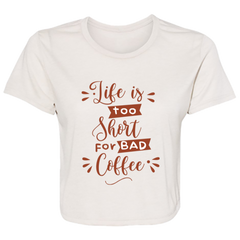 ID#F1W ** LIFE WOMENS CROPPED T-SHIRT
