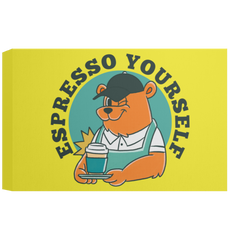 ID#L5 ** ESPRESSO YOURSELF CANVAS