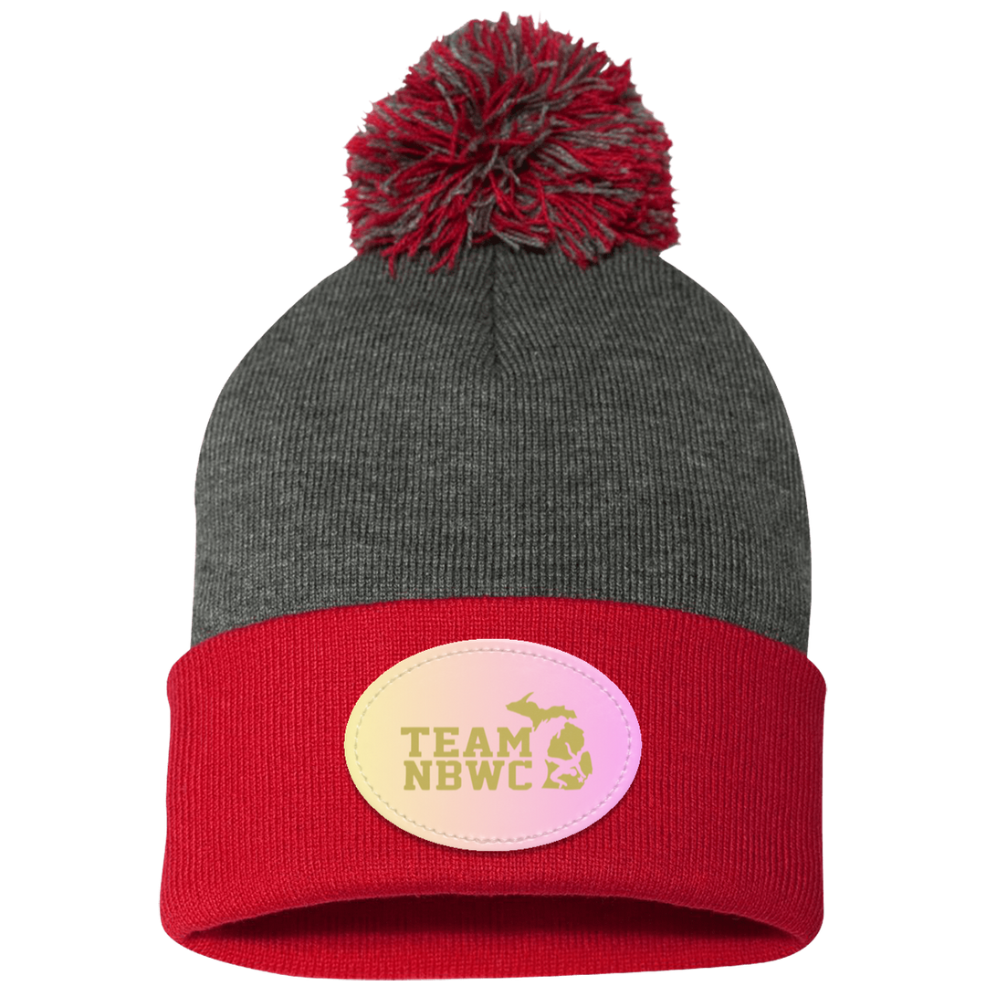 z(hh) NBWC Pom Pom Knit Cap - Patch