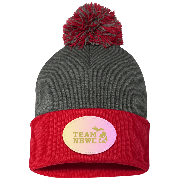 z(hh) NBWC Pom Pom Knit Cap - Patch