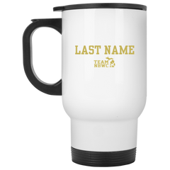 z(jj) CLOSEOUT - XP8400W White Travel Mug
