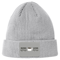 ID#C4 ** MORE ESPRESSO CUFF BEANIE