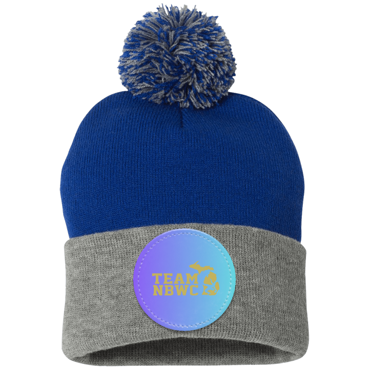 z(hh) NBWC Pom Pom Knit Cap - Patch