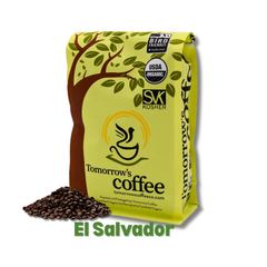 Tomorrow’s Coffee bag with whole roasted beans, first product view — Tomorrow’s Coffee El Salvador Coffee gallery