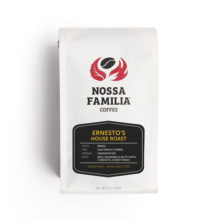 Bag of medium roast coffee from Blend with notes of Rich Flavors