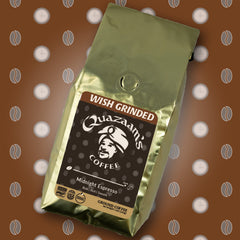 Quazaam’s Midnight Espresso Coffee by Quazaam's Coffee™ — ground coffee package, image 1 of 2