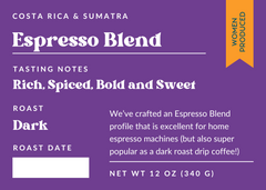 East View Classic Espresso Blend retail packaging