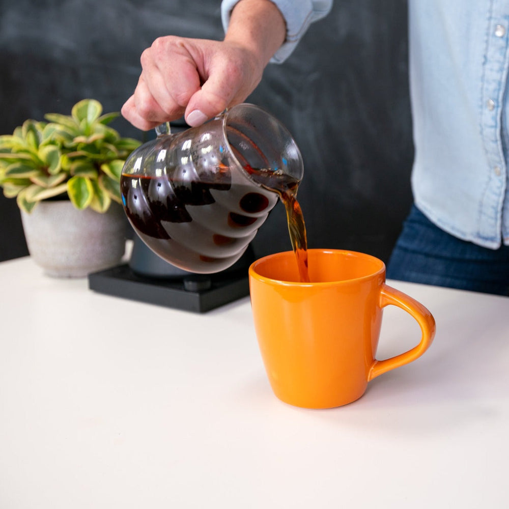 Bag of medium roast coffee from Ethiopia with notes of Rich Flavors