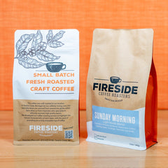 Fireside Sunday Morning Light Roast Coffee — coffee package side panel view 3