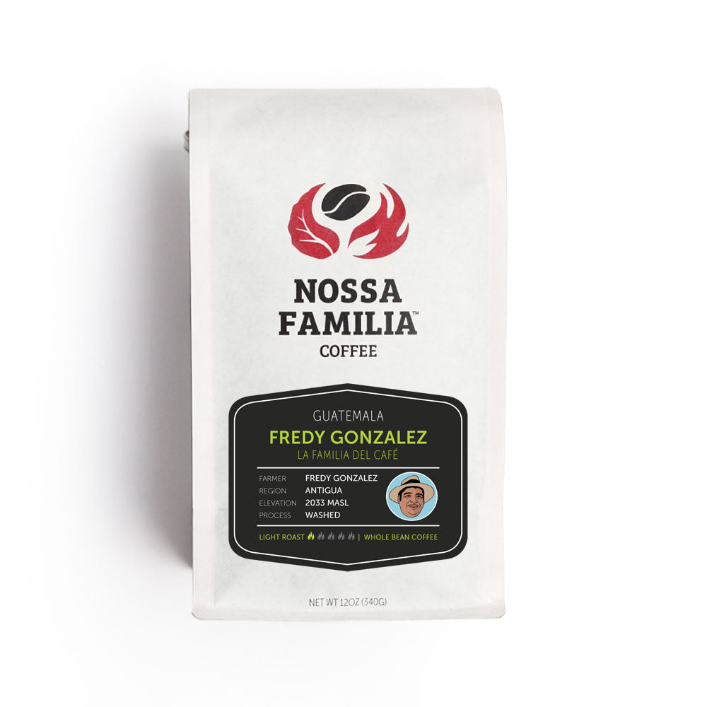 Bag of light roast coffee from Guatemala with notes of Chocolate