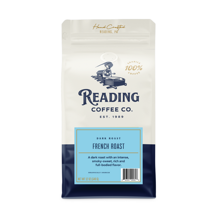 Bag of dark roast coffee from Blend with notes of Rich Flavors