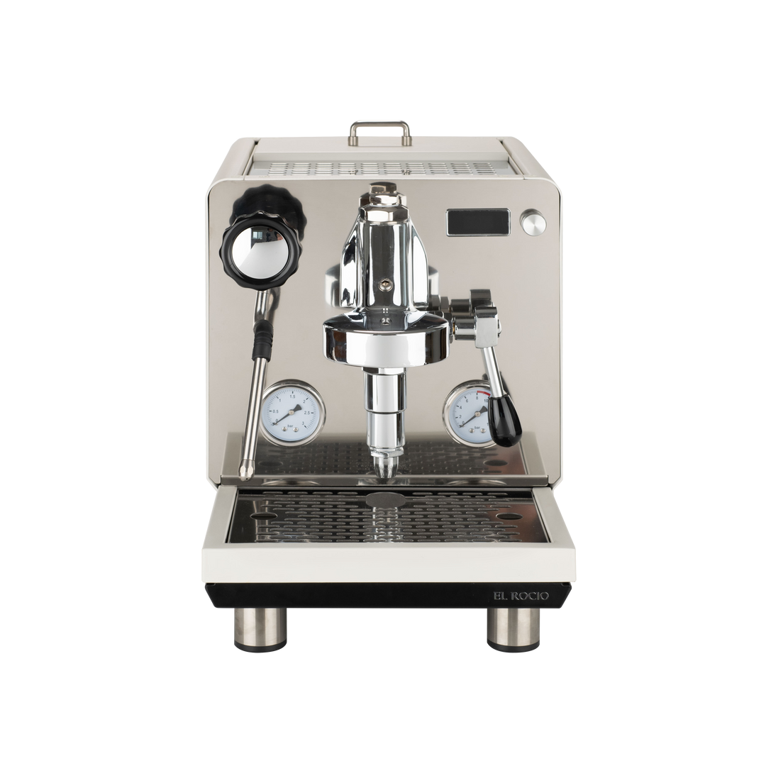 El Rocio Manus S – Premium Home Espresso Machine (Black or White El Rocio Manus S – Premium Home Espresso Machine (Black or White