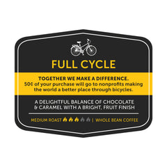 Full Cycle Espresso Blend by Nossa Familia Coffee — coffee bag label, image 4 of 9