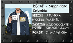 Legendary Aviation FAA Agent Colombia Sugarcane Decaf — Bag of specialty roast coffee from Origin Unknown with notes of Rich Flavors — image 8