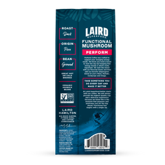 Laird PERFORM Peru Dark Roast Mushroom Coffee — Bag of specialty roast coffee from Origin Unknown with notes of Rich Flavors — image 3