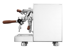 Turin Gallatin espresso machine — steam and hot-water control detail 5