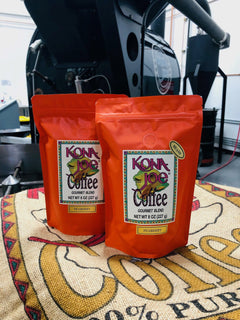 Kona Joe Gourmet Blend Peaberry one-pound whole-bean package