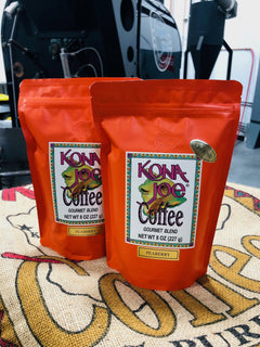 Kona Joe Gourmet Blend Peaberry one-pound ground-coffee package