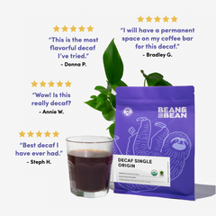 Bean & Bean Honduras Mountain Water Decaf — customer review graphic, image 2