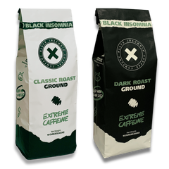 Classic and Dark Roast ground bags shown together as a bundle