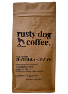 Rusty Dog Guatemala Guaya’b City Roast — front package, image 1