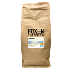 Two-pound ground Foxen Guatemala Pacamara coffee bag