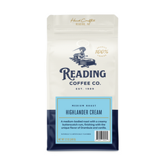Highlander Cream Flavored Coffee — front package