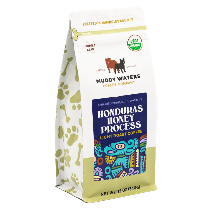 Bag of specialty roast coffee from Guatemala with notes of Fruity