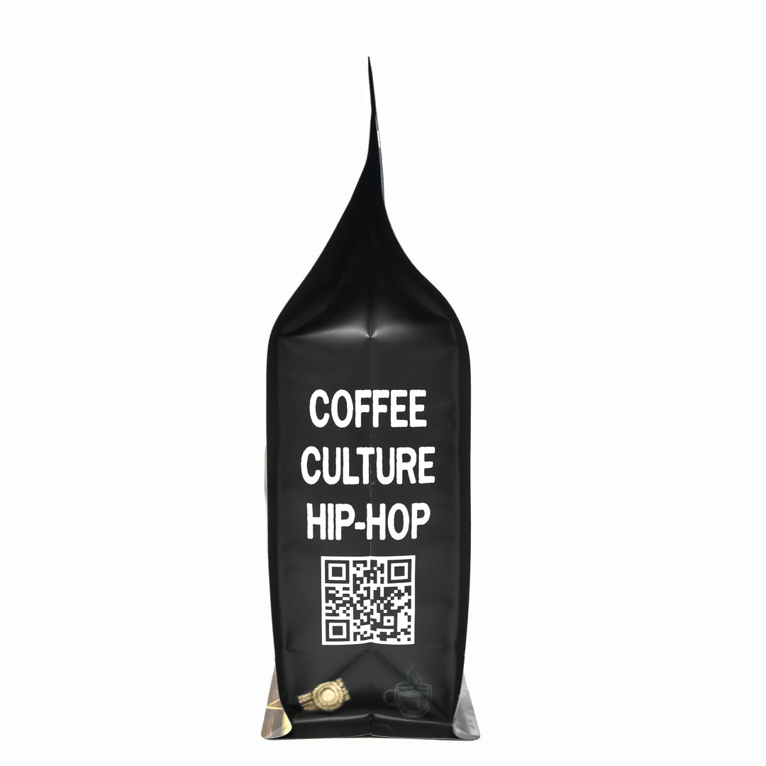 Bag of specialty roast coffee from Ethiopia with notes of Floral