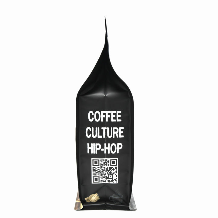 Bag of specialty roast coffee from Ethiopia with notes of Floral