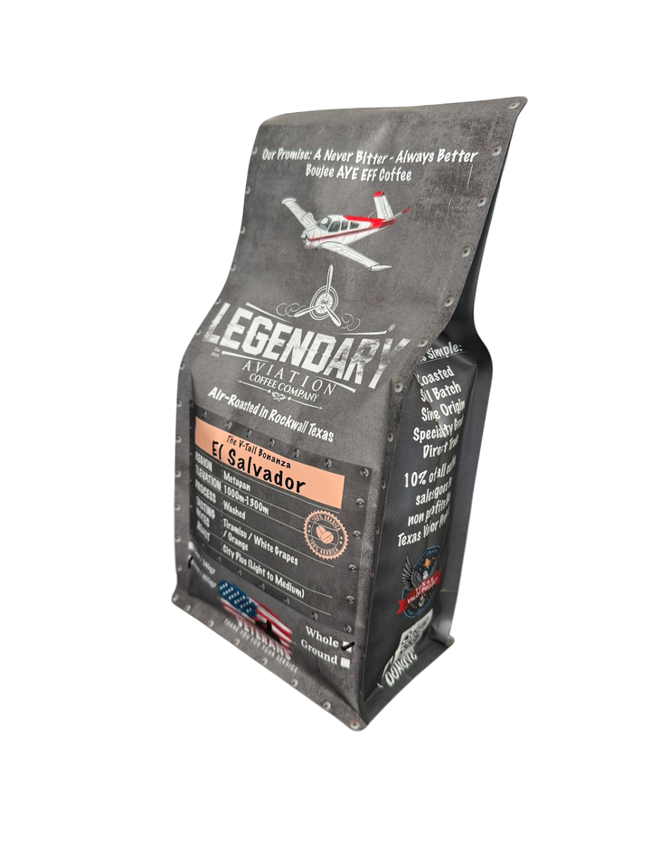 Bag of specialty roast coffee from Origin Unknown with notes of Rich Flavors