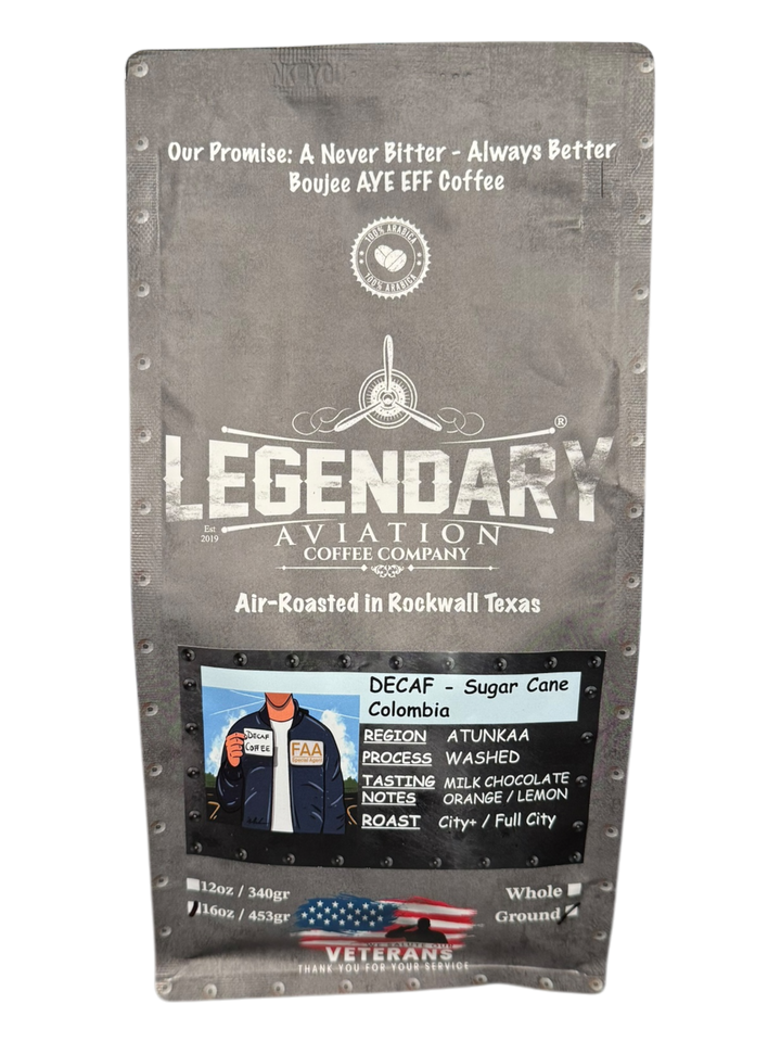 Bag of specialty roast coffee from Origin Unknown with notes of Rich Flavors