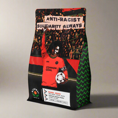 Solidarity Always bag photographed against a plain background — Kickoff Solidarity Always Rwanda Coffee