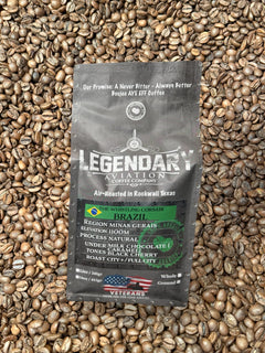 Legendary Aviation Whistling Corsair Brazil Coffee — Bag of specialty roast coffee from Origin Unknown with notes of Rich Flavors — image 2