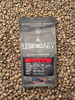 Legendary Aviation Tarrazú Mustang Costa Rica Coffee — Bag of specialty roast coffee from Origin Unknown with notes of Rich Flavors — image 2