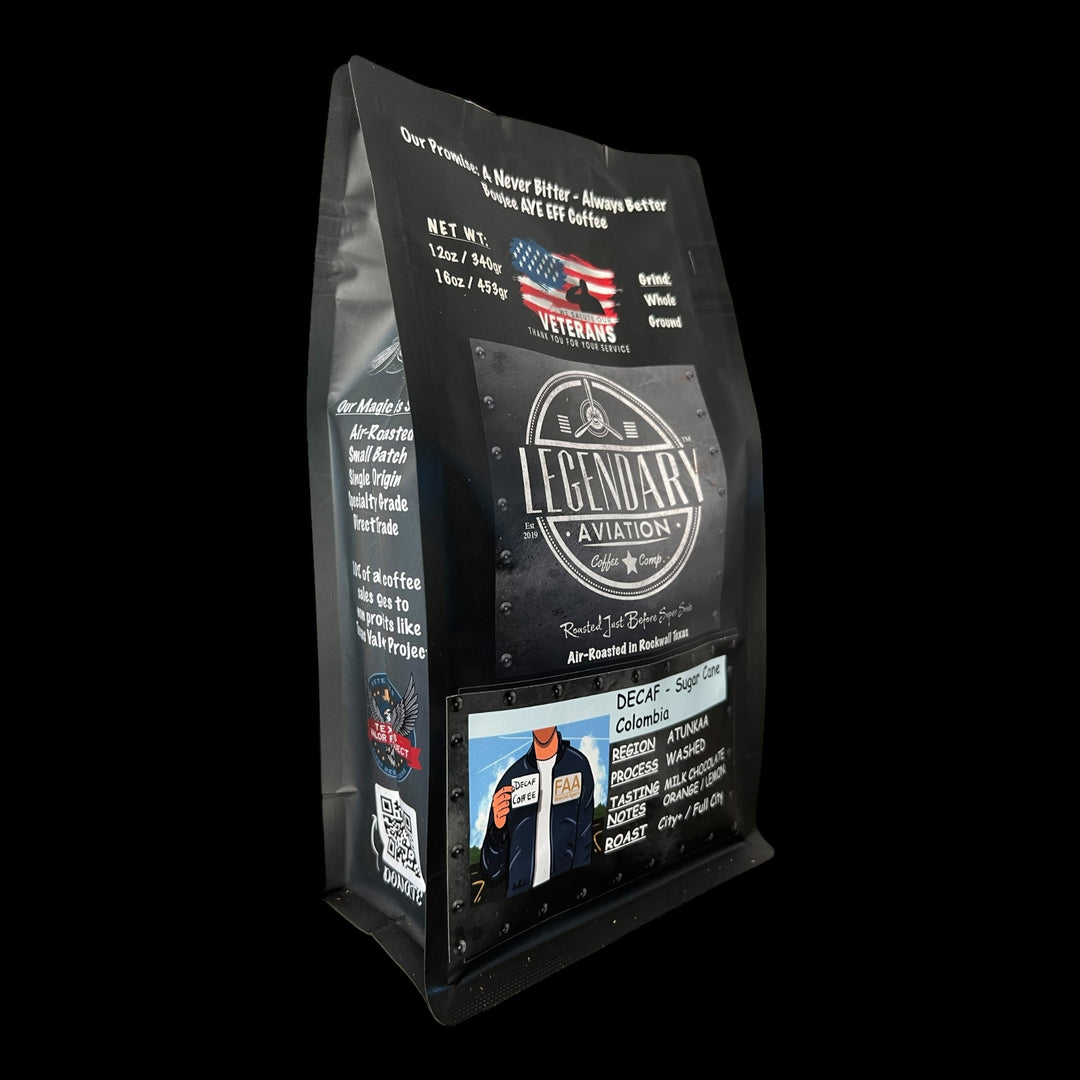 Bag of specialty roast coffee from Origin Unknown with notes of Rich Flavors