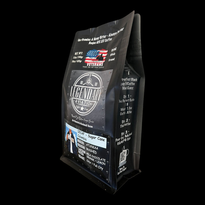 Bag of specialty roast coffee from Origin Unknown with notes of Rich Flavors