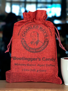 Bootlegger’s Candy Barrel-Aged Ethiopian Coffee — Bootlegger’s Candy package detail