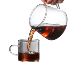 Glass Pour Over Carafe Coffee 400ML + 600ML options. v60, UFO, Aeropress Glass