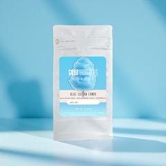 Blue Cotton Candy Caturra Green Coffee — green bean close-up