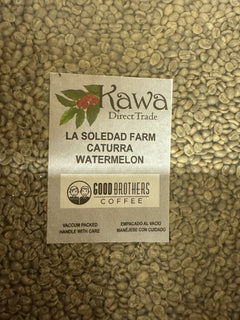 Blue Cotton Candy Caturra Green Coffee — packaging view