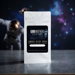 Condor Colombia EA Decaf Dark Roast — roasted coffee beans