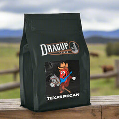 Drag Up Texas Pecan Flavored Coffee — Bag of medium roast coffee from Blend with notes of Rich Flavors — image 1