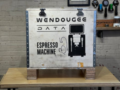 Espresso equipment product photograph