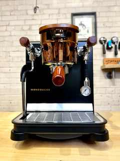 Espresso equipment product photograph