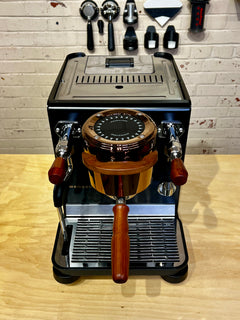 Espresso equipment product photograph