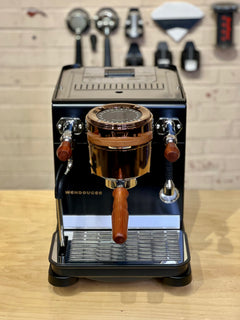 Espresso equipment product photograph