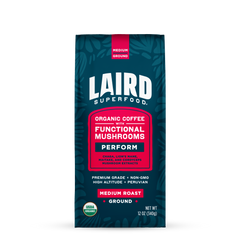 Laird PERFORM Peru Medium Roast Mushroom Coffee — Bag of specialty roast coffee from Origin Unknown with notes of Rich Flavors — image 1