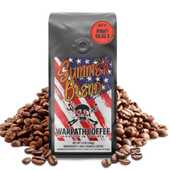 Warpath Summer Blue Mountain-Style Coffee Blend — front package, image 1